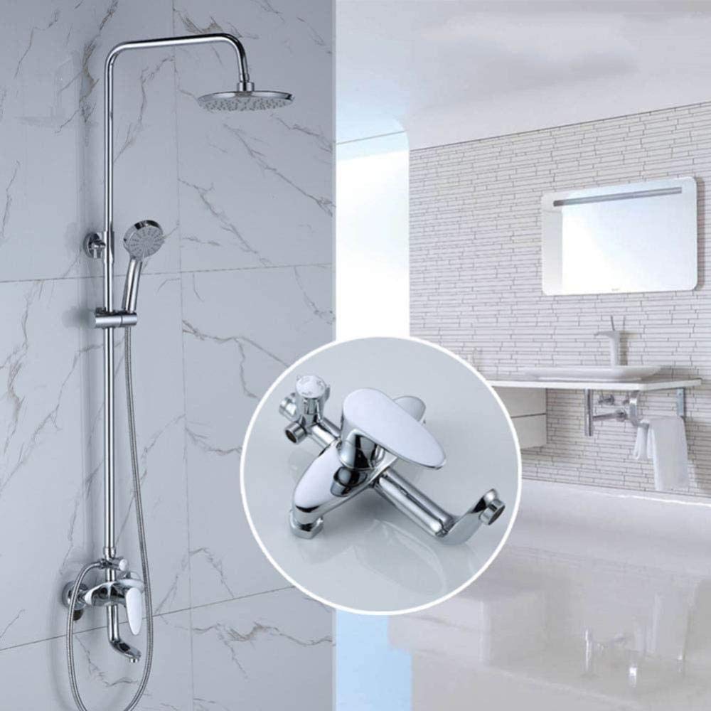 Douche de salle de bain avec colonne réglable pour un moment de relaxation quotidienne en famille