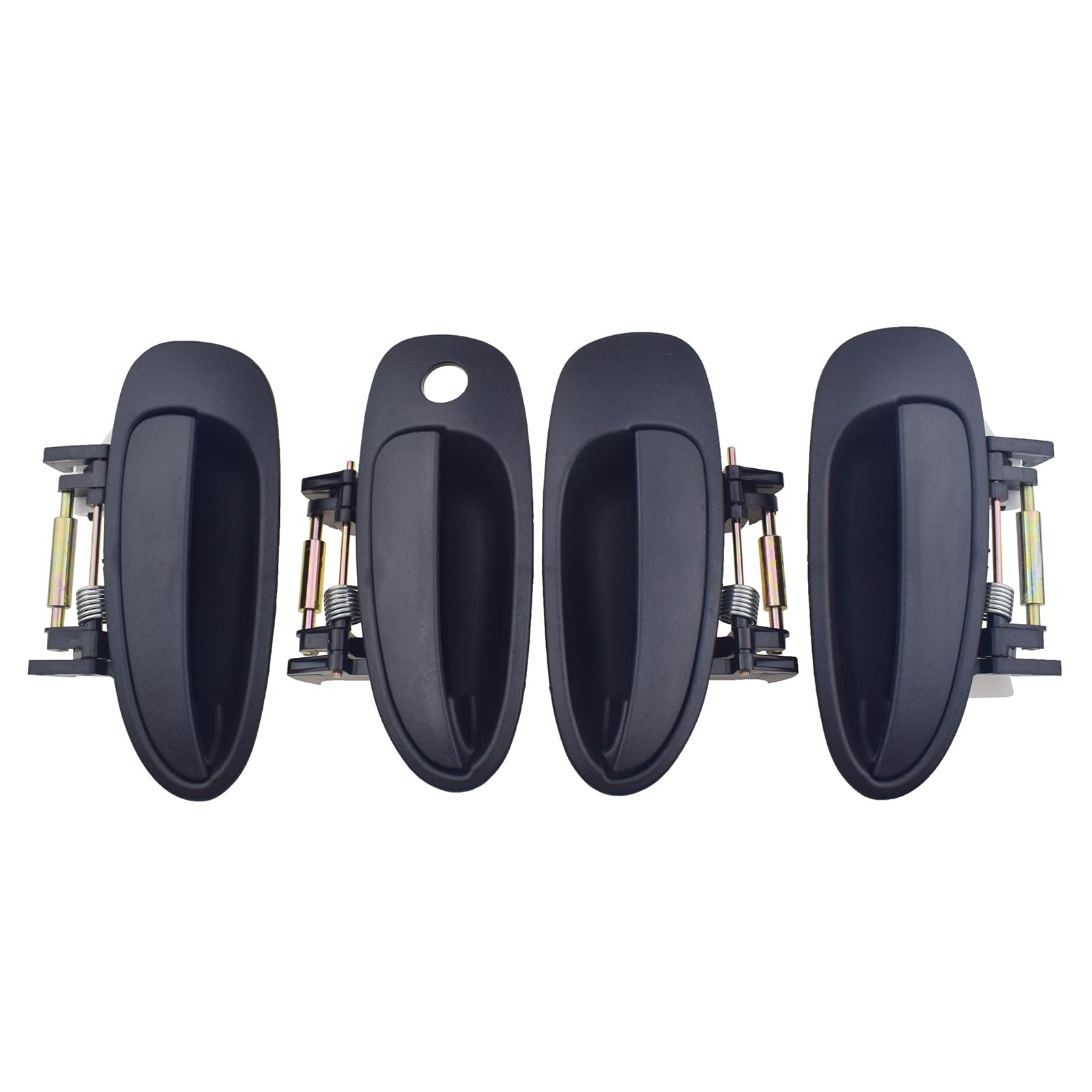 Amazon.com: 4Pcs Black Outside Door Handle Front Rear Left Right