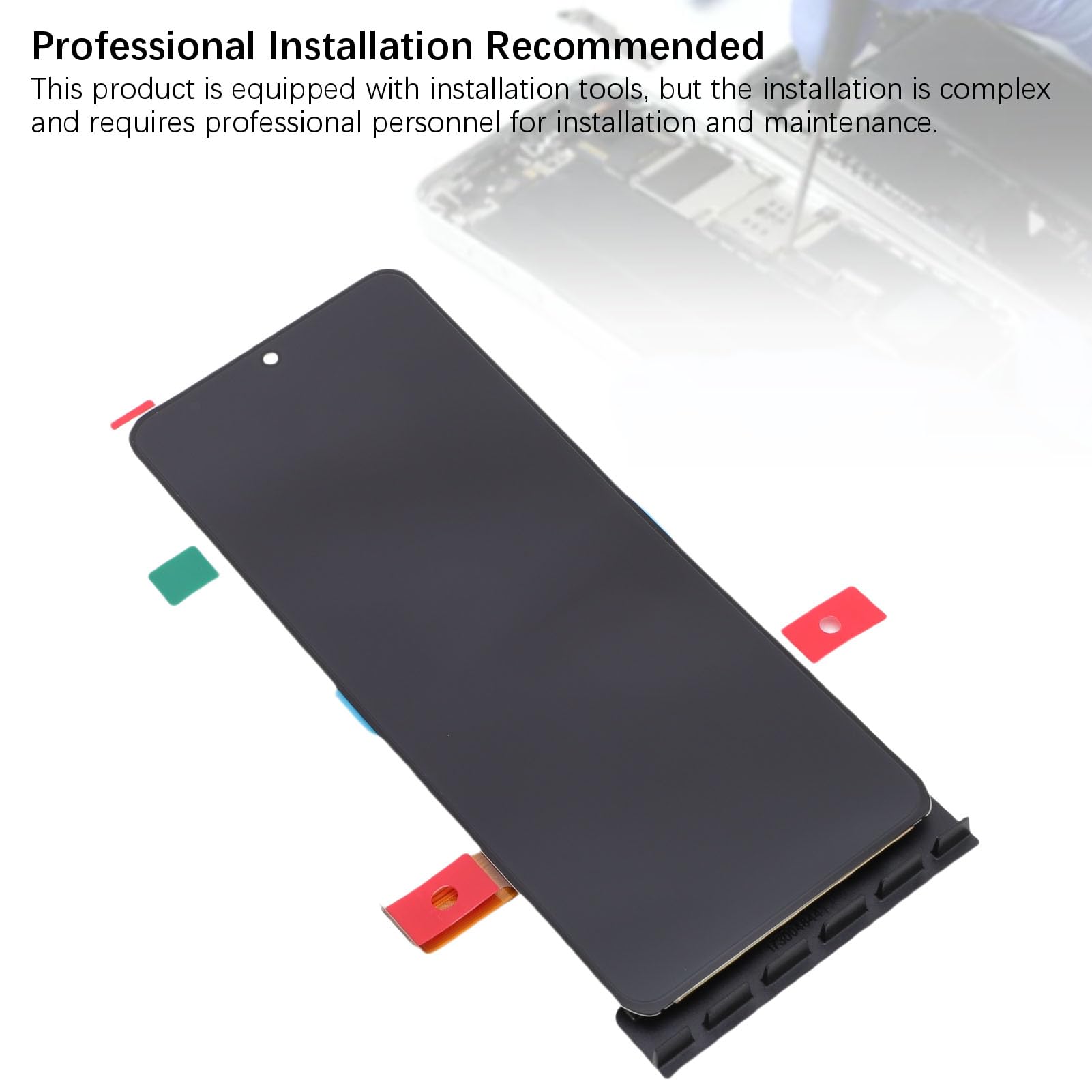 Fabater Sostituzione Schermo Telefono per Moto Razr 50 Ultra con Gruppo Digitalizzatore Touch Screen per Schermi Rotti e Malfunzionanti, Include Strumenti di Riparazione