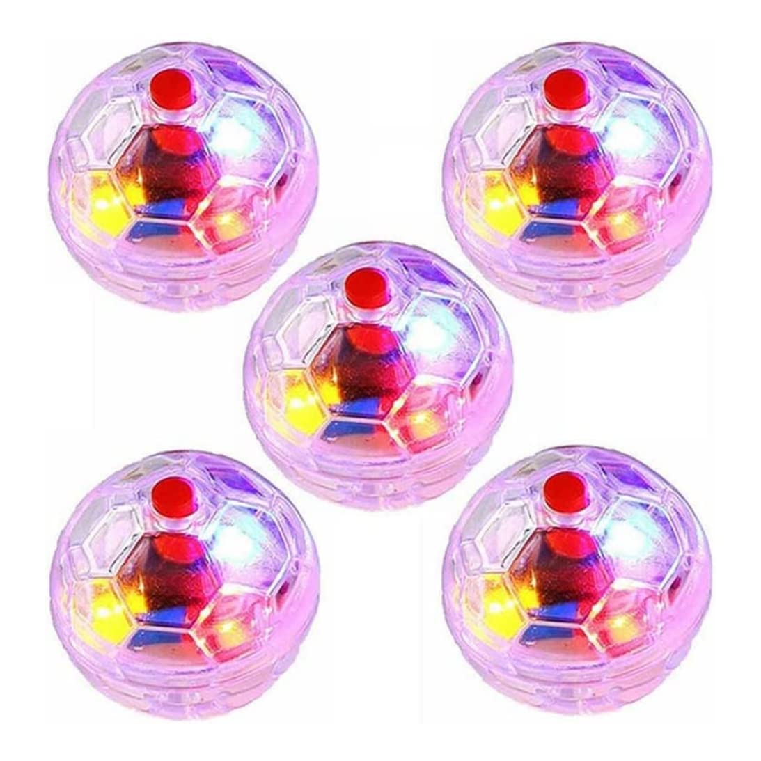Hperu Cat Ball Toys, 5 Pcs Motion Activated LED Ghost Light Up Balls, Interactive Toys for Cats and Dogs, Cat Balls