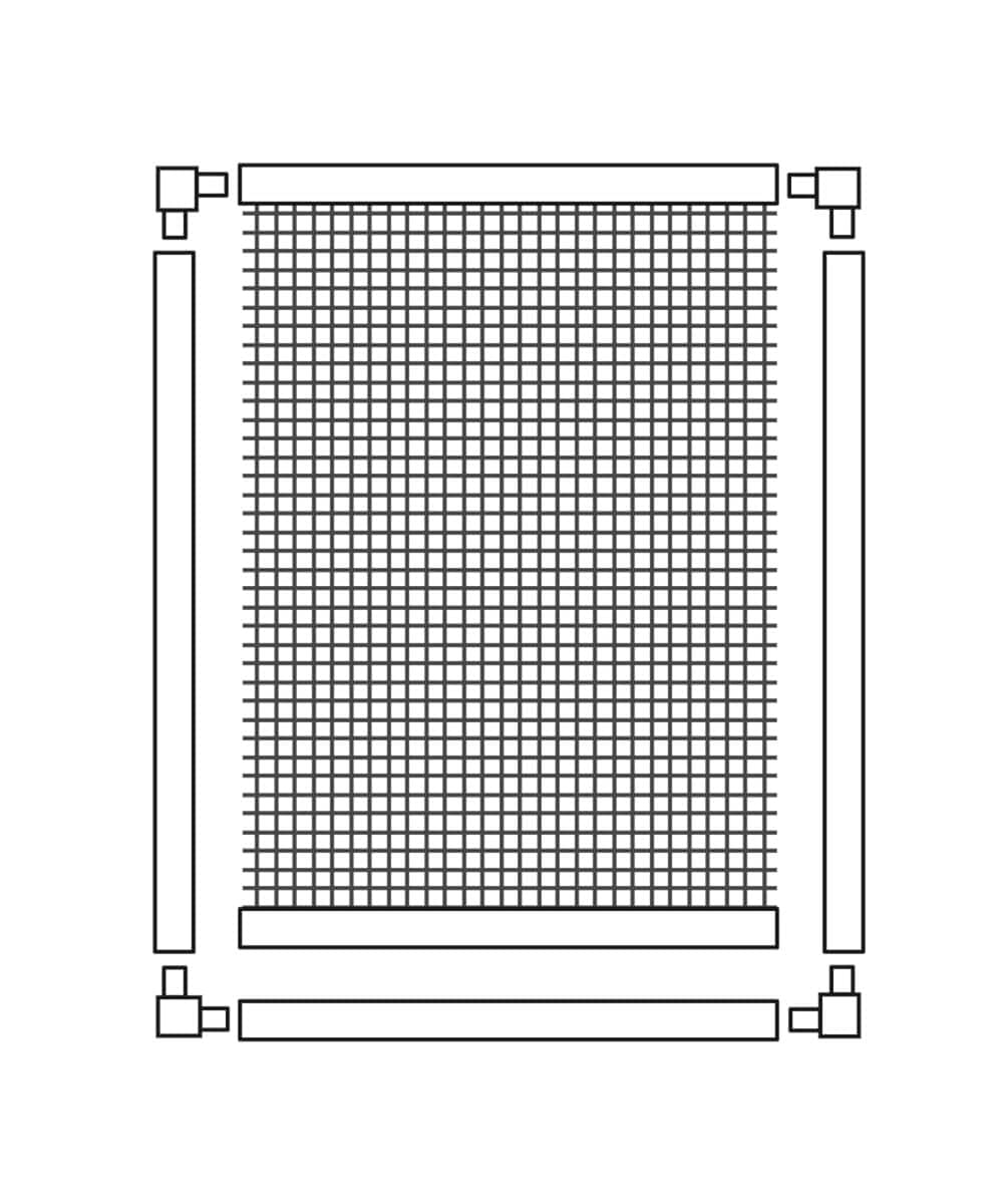 Schellenberg 70992 Zanzariera plissettata per finestre, bianca, 140 x 150 cm