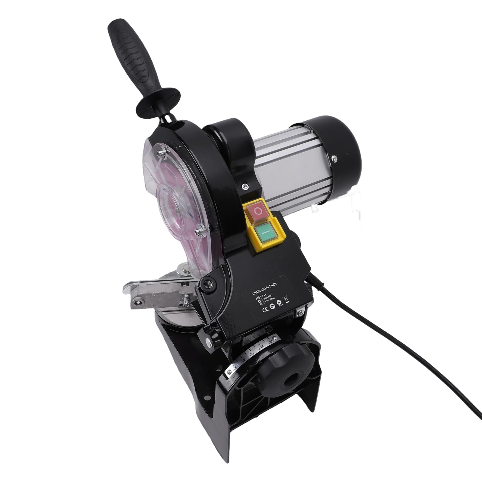 Luocute Affilacatene Elettrico, Smerigliatrice per Catene, 230 W 3000 RPM, for Affilatura di Catene per Motosega (Spina europea)