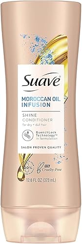 Suave Acondicionador profesional Shine Infusion marroquí 12.6 oz (paquete de 5)