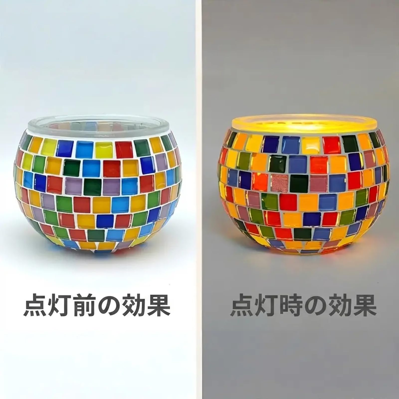 Amazon | [Luvian]モザイクタイル キャンドルホルダー DIYキット