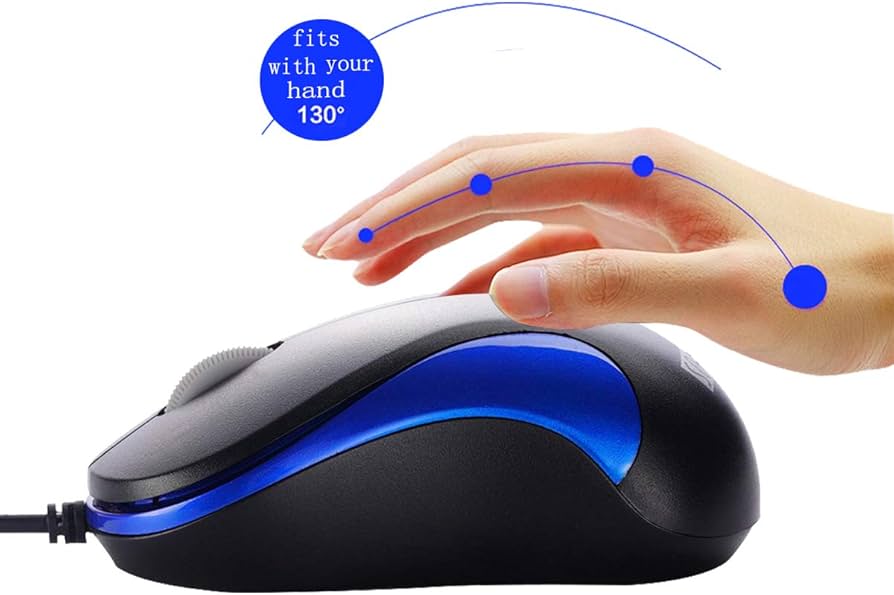 Amazon.com: Laptop Mouse 2 Pack USB Optical Wired Mouse for Office