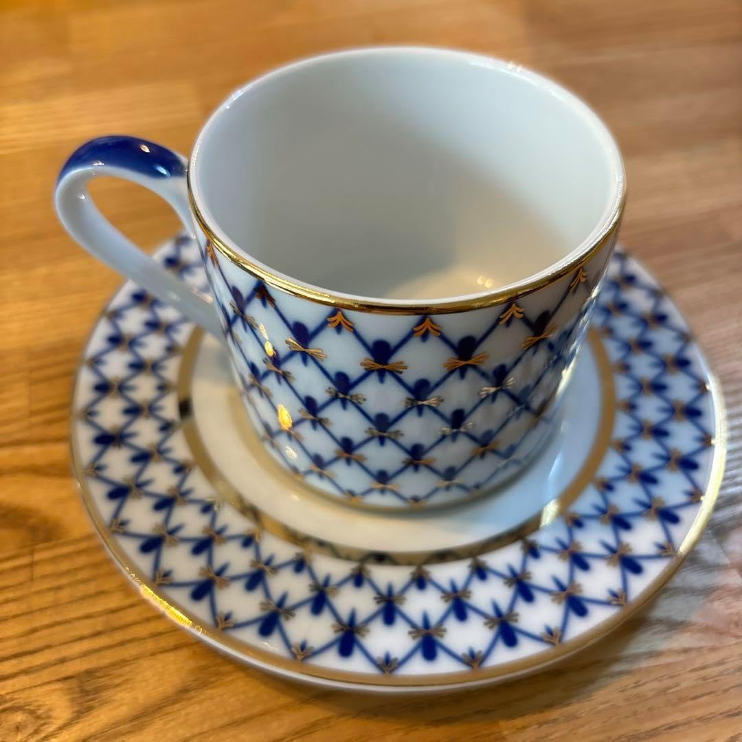 超希少❗ヴィンテージ ロモノーソフ ロシア カップ&ソーサー 2客セット