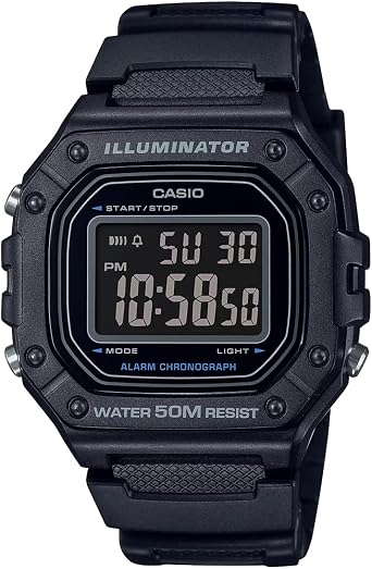 Casio CASIO Standard Digital Watch W-218 Series Men's Women's Cheap Casio Chippcasi Overseas Model Parallel Import, Waterproof