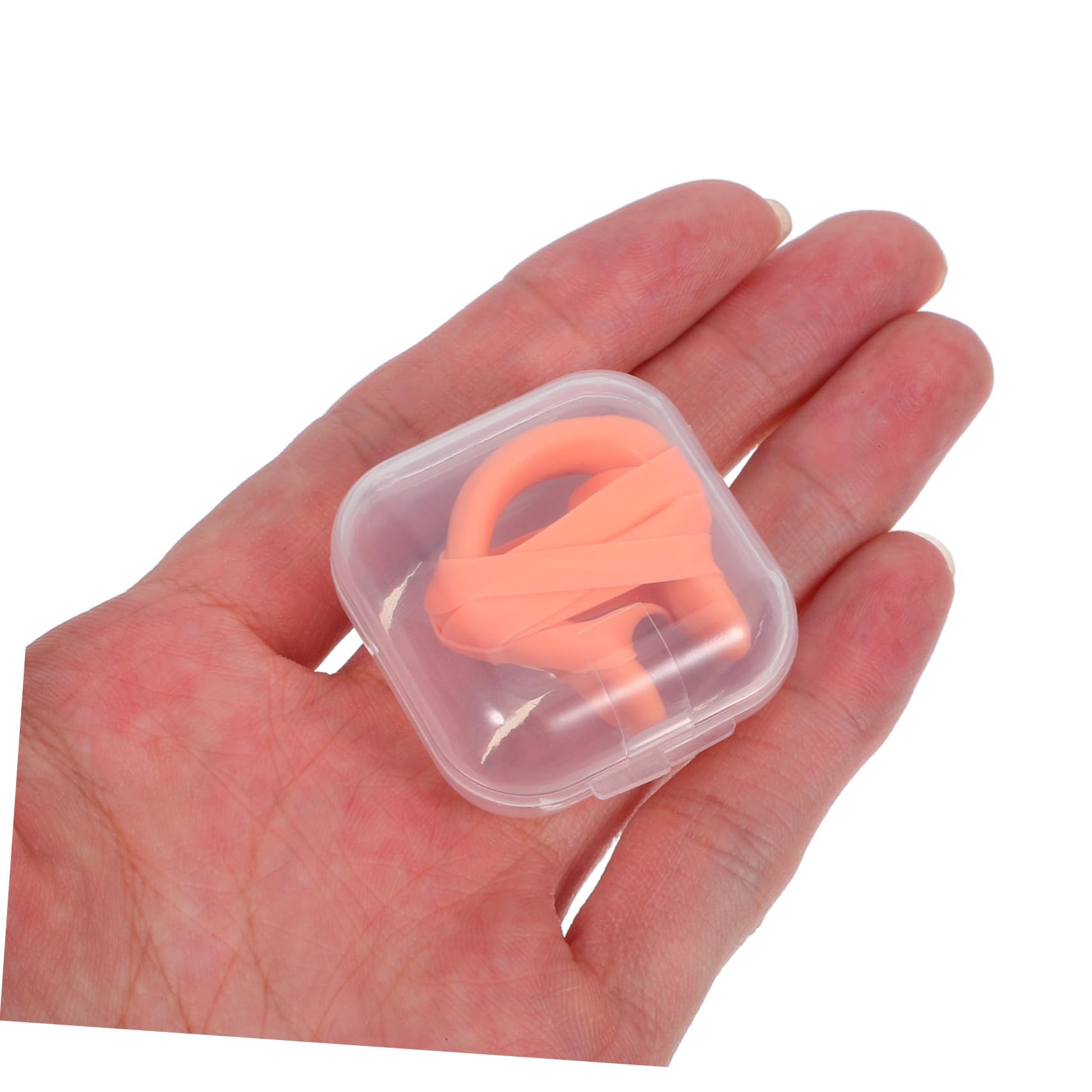 TOYANDONA Pinzas Nasales Ergonómicas para Natación con Cuerda Clips Resistentes Al Agua Y Cómodos para Nadadores Profesionales Y Principiantes