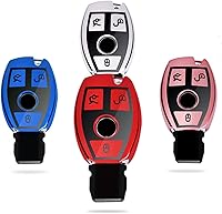 Vista 5 de Funda protectora de TPU suave para llavero de coche para Mercedes-Benz Clase A B C E S G M V Clase CLA CLS GLA GLC GLE GLK GL GLS SL SLK SLC Viano