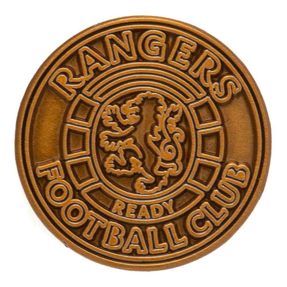 Rangers FC Crest Badge (One Size) (Antique Gold)