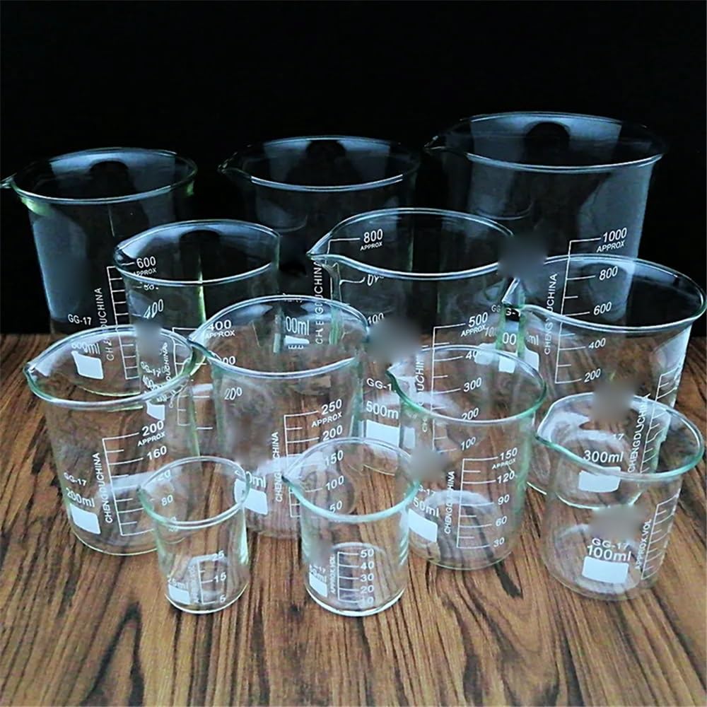 Laborgeräte und -ausrüstung 1 STÜCKE 200 ml Bis 2000 ml Laborglas Bechergrößen Experiment(2000ml)