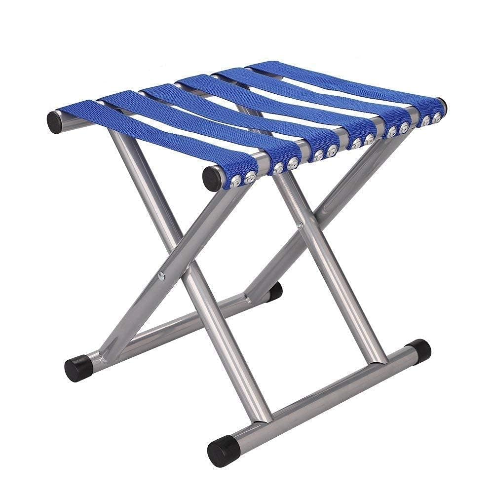 Portable Folding Stool, Lightweight Foldable Outdoor Camping Seat with X-Frame Design, Collapsible Travel Stool for Camping, Fishing, Picnic, Hiking, Garden, Trekking (Folding Stool_02)-image-14