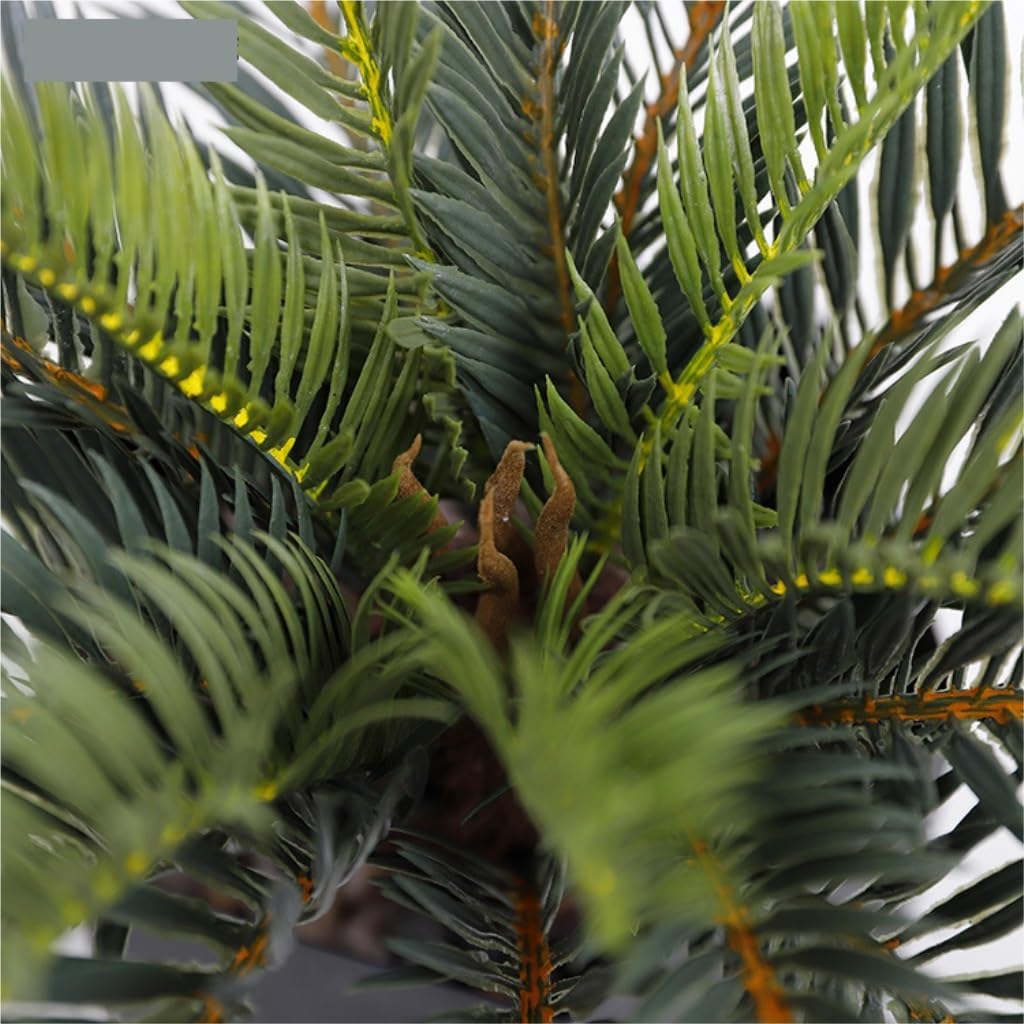 Symulacja rośliny doniczkowe symulowane żelazne drzewo kokosowe roślina drzewo doniczkowe do wnętrz zielone bonsai sztuczny kwiat dekoracja sztuczne liście sztuczne bo