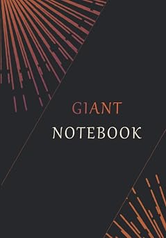 Giant Notebook Big Notebook Journal for Notes, 600 Pages Extra Large Notebook 7 x 10 in With Lines.