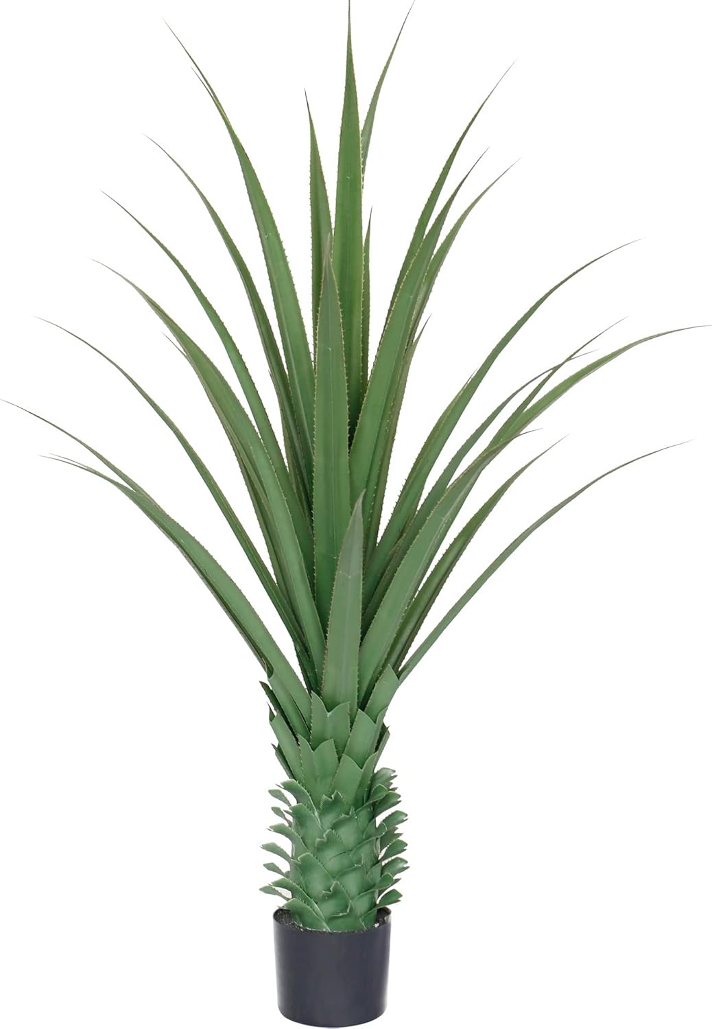 48in Artificial Spiked Agave Plant Potted Plants, Artificial Plant with 30 Leaves, Perfect for Home Office Indoor Decoration