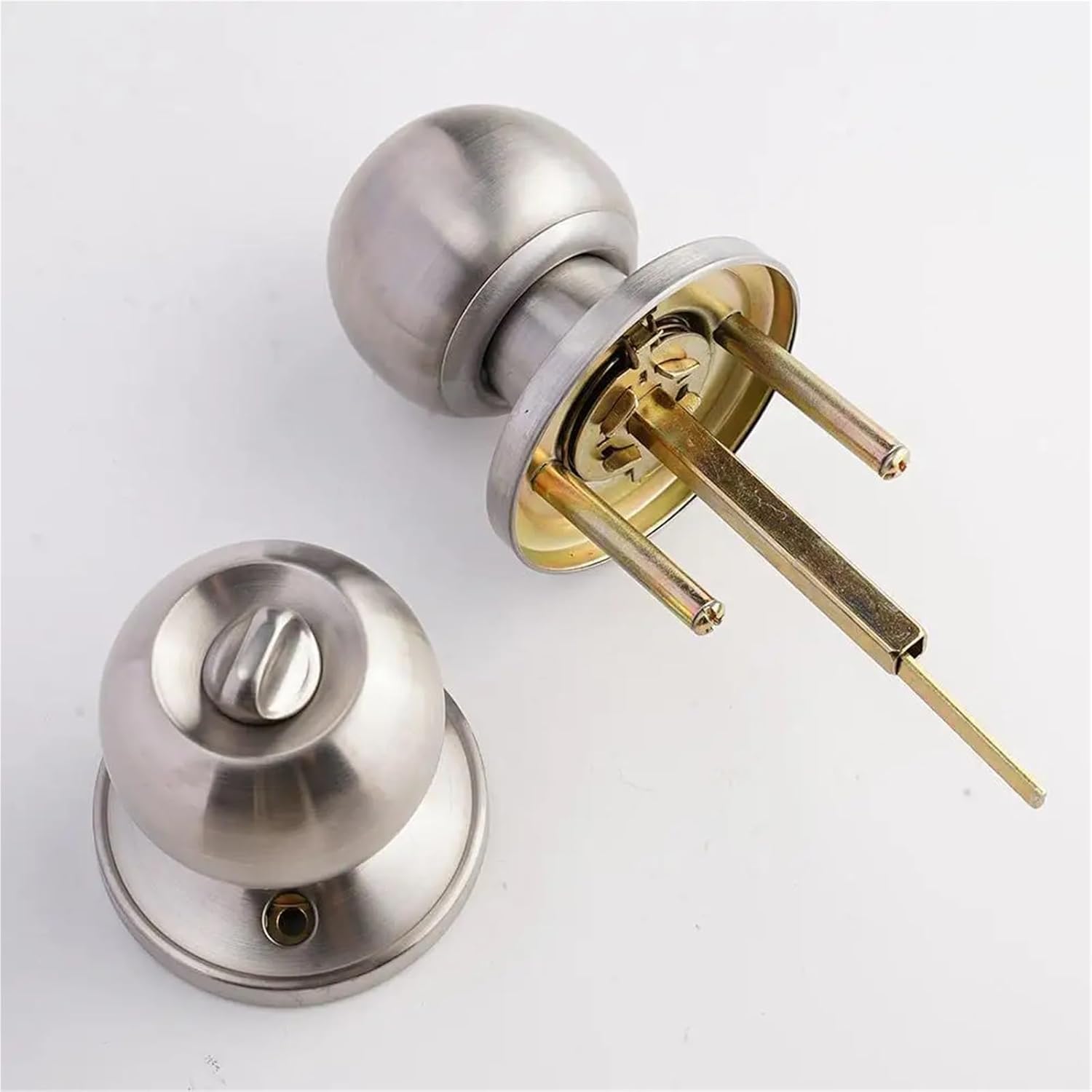 Universal Door Handle Knobs Bathroom Entrance Locks Accessories Bedroom Living Room Lock with Keys Hardware