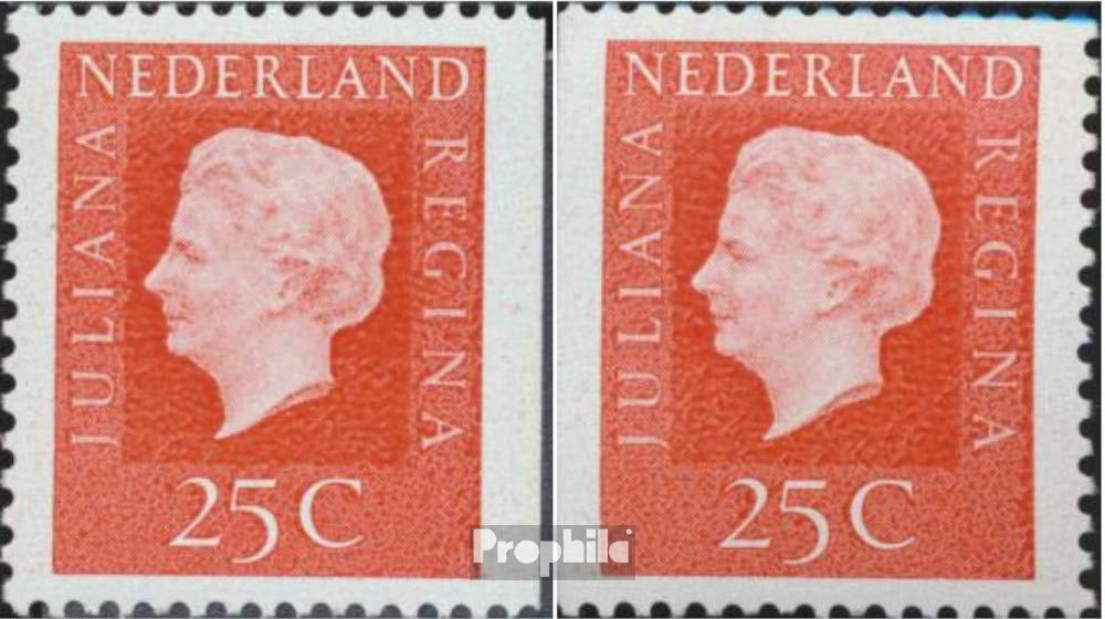 Netherlands 910a X Dl,910a X Dr 1973 Juliana (Stamps for collectors)