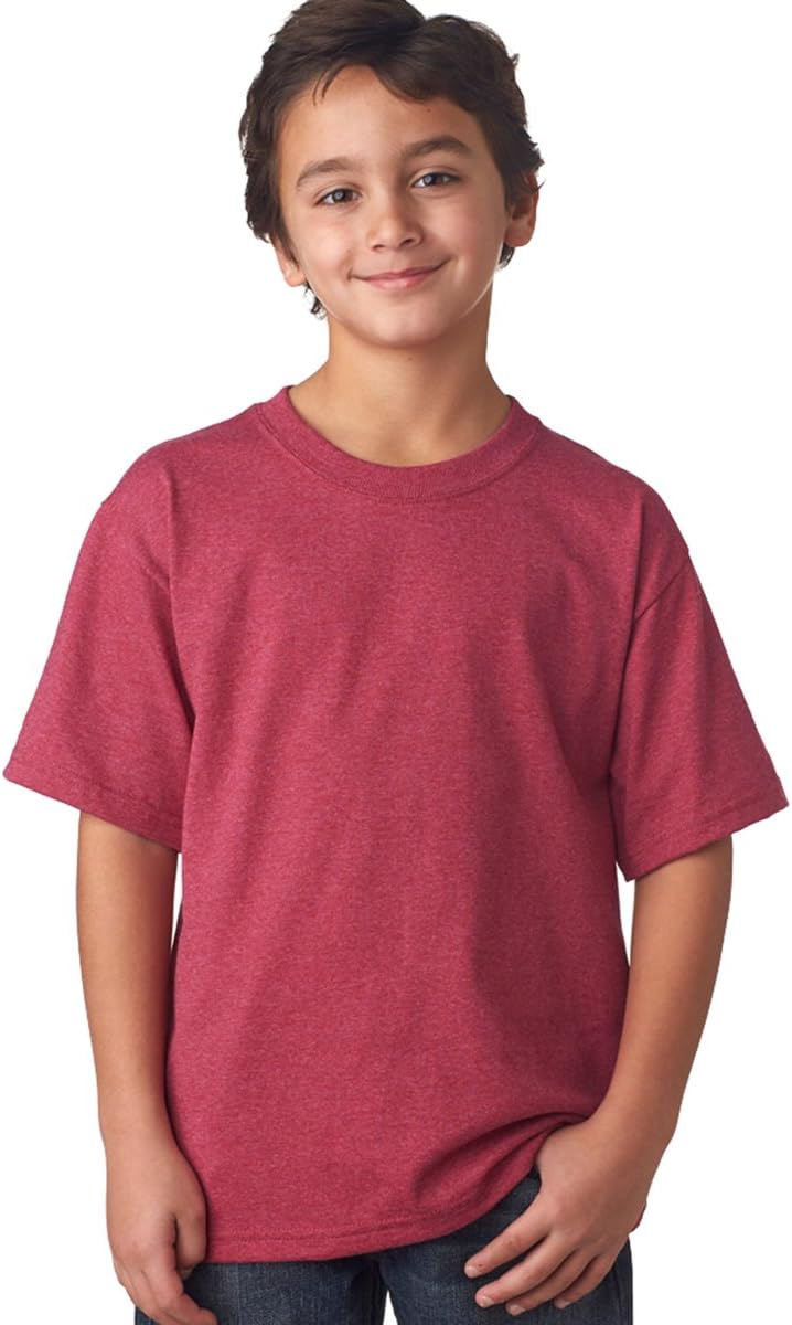 Jerzees Youth 5.6 oz. DRI-POWER® ACTIVE T-Shirt M VINTAGE HTH RED
