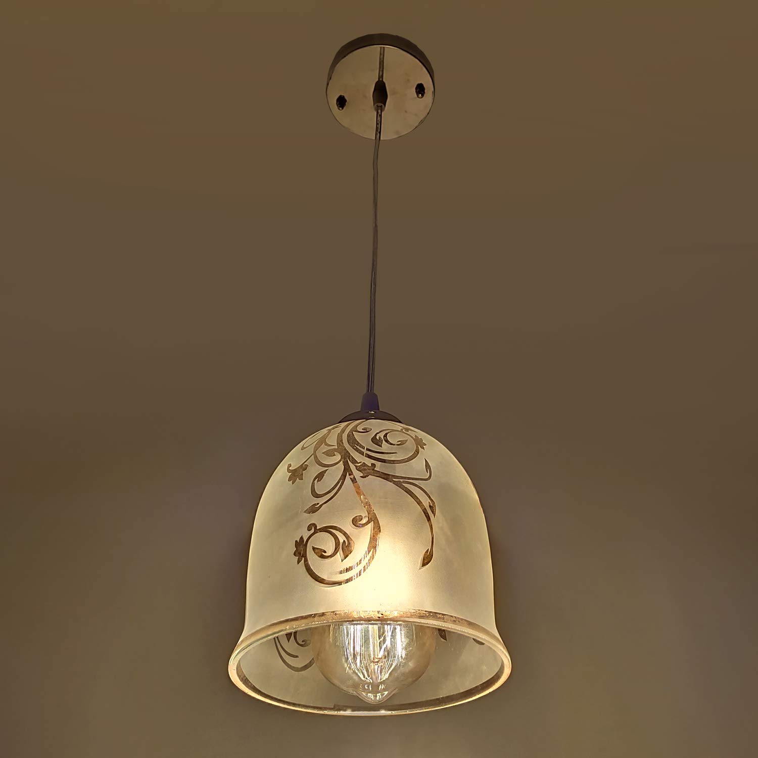 Arus Ceiling Decorative Bell Hanging Pendant Light (Clear)-image-47