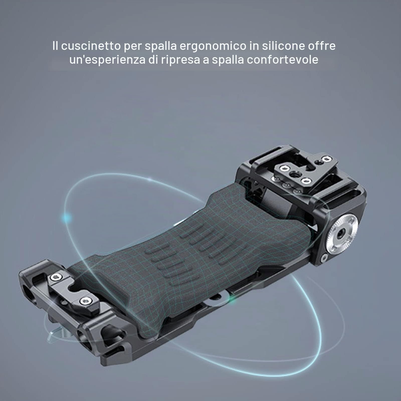 SMALLRIG Kit gabbia a sgancio rapido HawkLock per Sony Alpha 7R V / A7 IV / A7S III, con maniglia superiore/laterale/morsetto per cavo HDMI - 5599