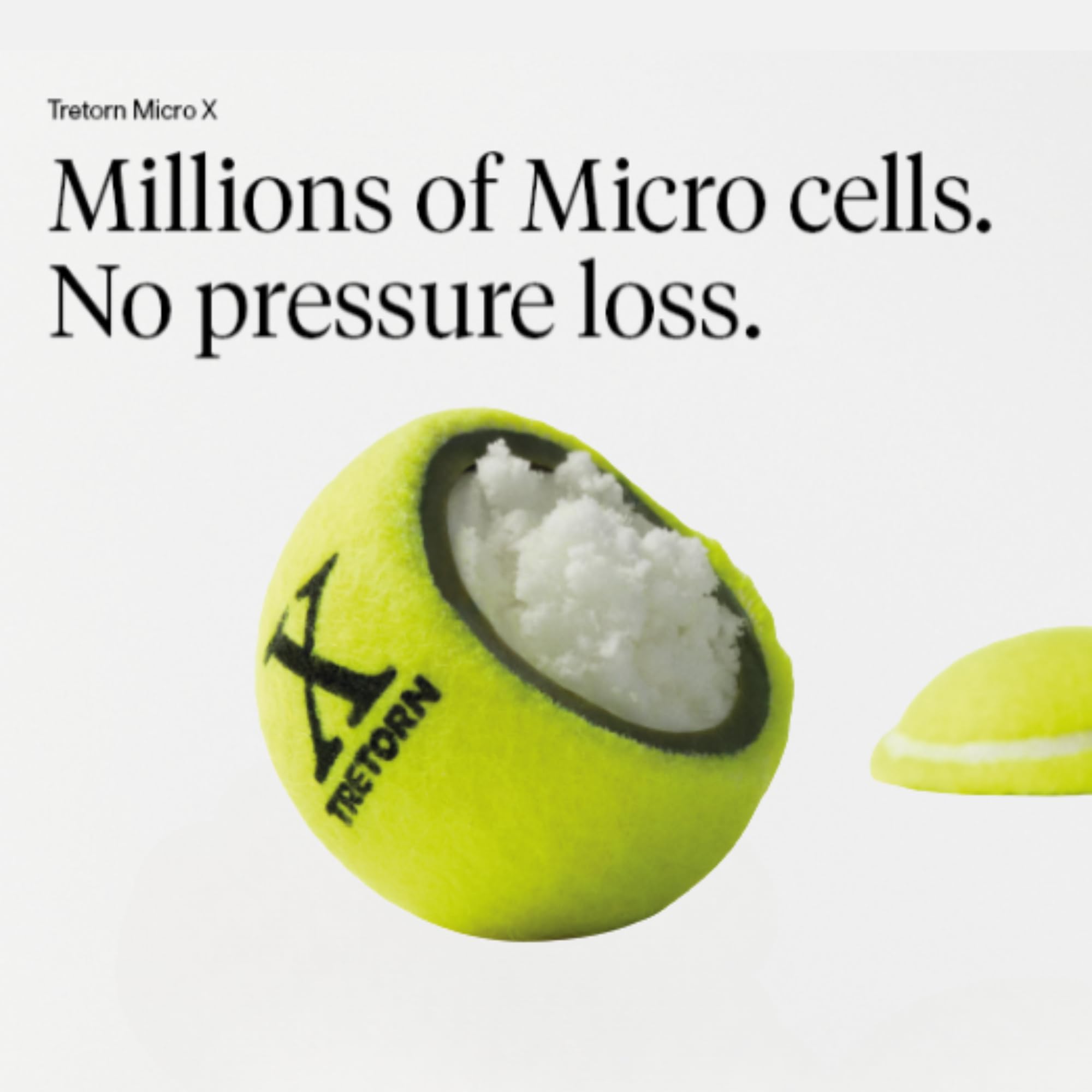 Amazon | TRETORN Micro-X (イエロー) 無圧テニスボール (72個入り