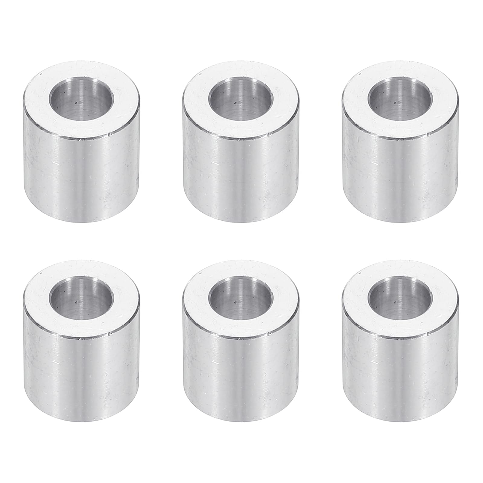 PATIKIL M8 Aluminum Spacers, 6pcs 5/16" x 5/8" Round Metal Spacers for 5/16 or M8 Screw Bolts