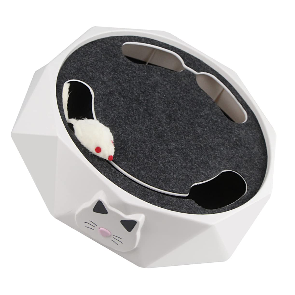 BESPORTBLE Souris Jouet pour Chat Interactif avec Sortie Automatique Jouet Exercice pour Chatons
