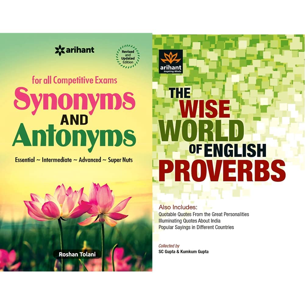 Buy Synonyms and Antonyms Anglo + THE WISe WORLD OF ENGLISH PROVERBS (Set  of 2 Books) Book Online at Low Prices in India | Synonyms and Antonyms  Anglo + THE WISe WORLD