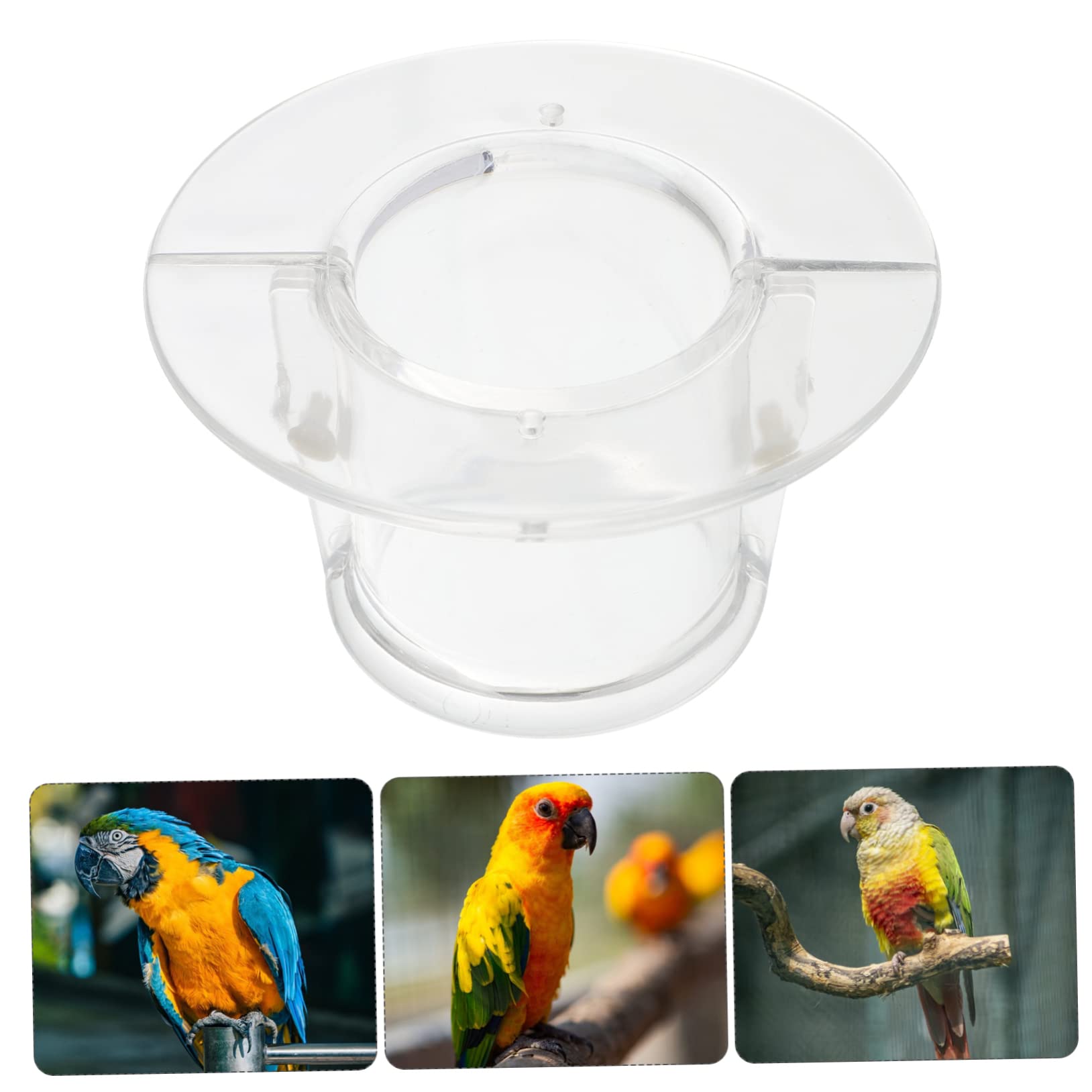 Abaodam Parrot Collar Bird Neckband Bird for Macaw Size Adaptable for Plucking (Size)