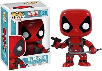 Funko Marvel POP! Vinyl Deadpool With Gun and Sword - Collectable Vinyl Figure - Gift Idea - Official Merchandise - Toys for Kids & Adults - Comic Books Fans - Model Figure for Collectors and Display