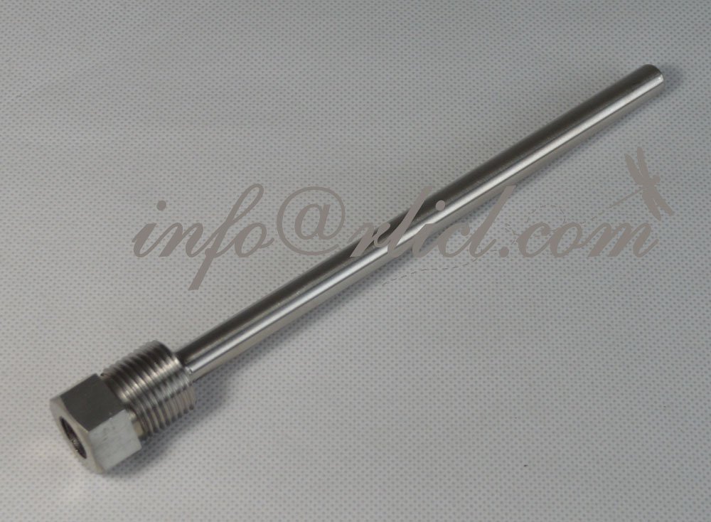19cm Kettle Thermowell Kit, Stainless Steel, 1/2"NPT