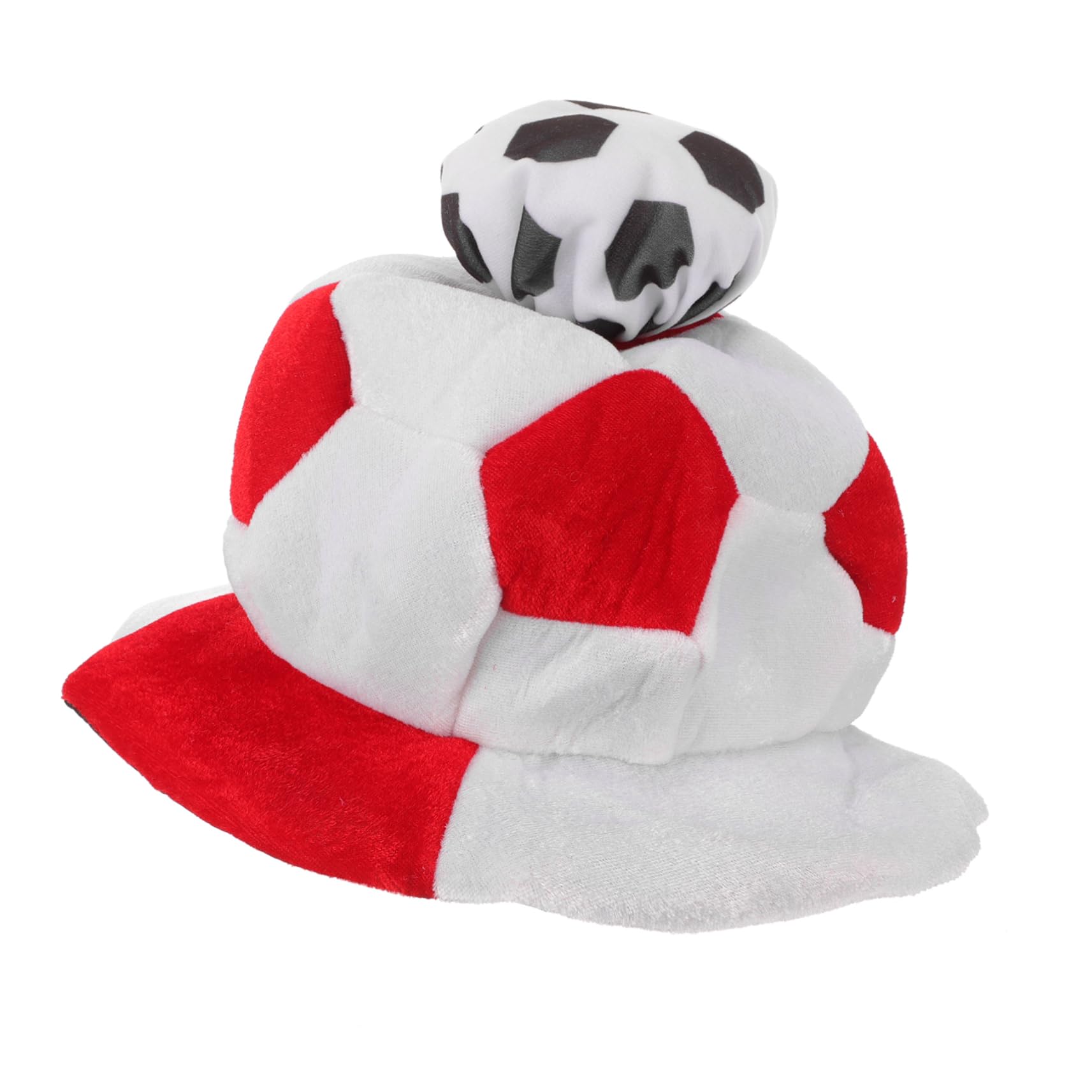 PRETYZOOM 5 Piezas gorra de futbol sombrero de los fanáticos del fútbol gorras de aficionados fútbol accesorio de sombrero animador tocado de vacaciones novedad s sintió