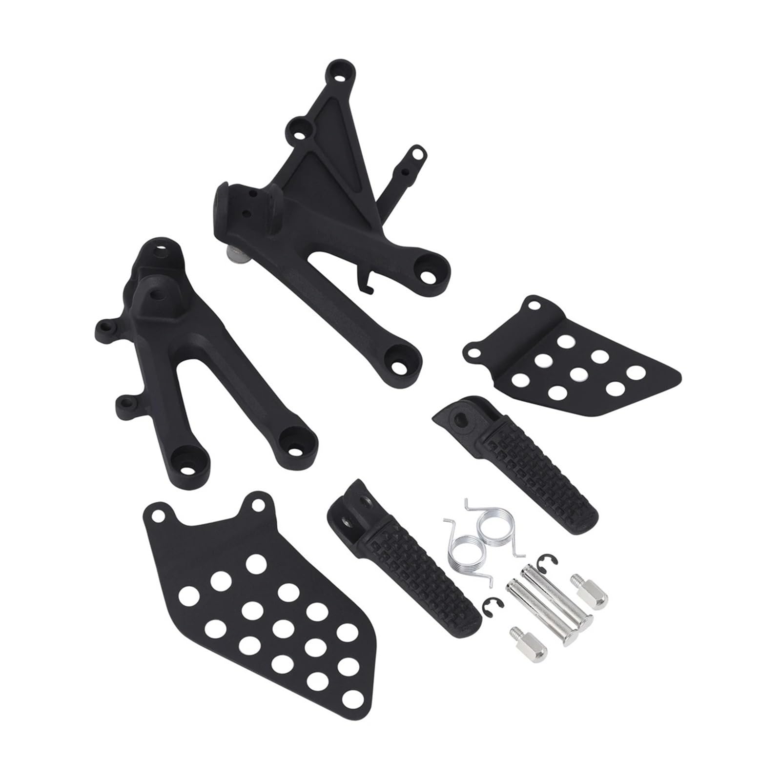 Motorrad Fußrasten Pedale Vordere Fahrerfußrastenhalterung Für CBR1000RR CBR 1000RR 2004-2007 2005 2006 Motorrad-Fahrerpedale(Sand Black)