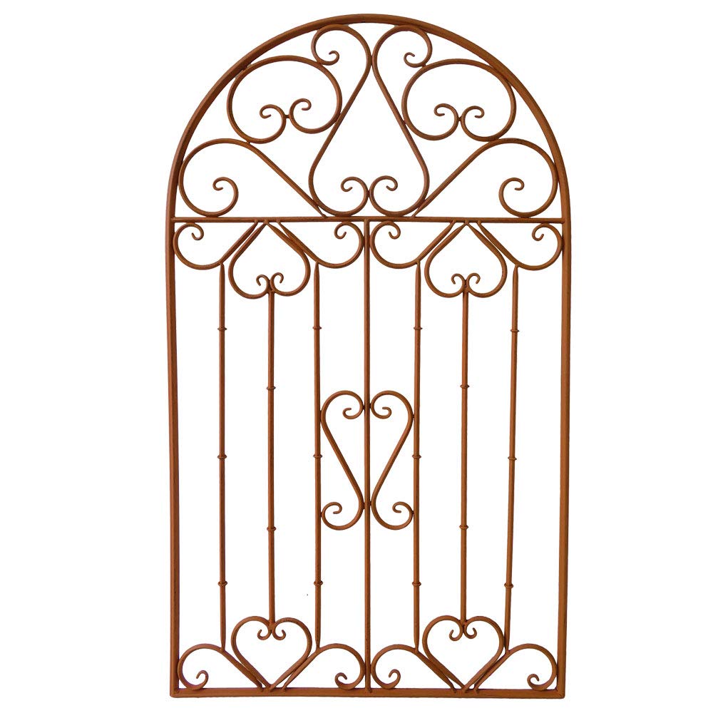 Garden Pleasure Metall Wand Dekor TARVOS Rost-Optik – Wanddekoration aus robustem Metall