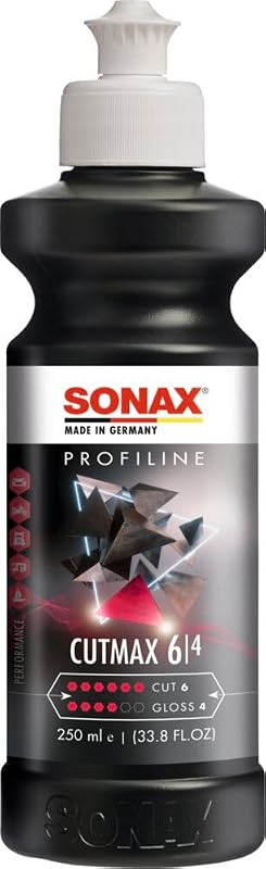 Composto de Corte SONAX CutMax 246141 para Correção de Pintura e Marcas de Lixamento P1500 à Base de Água 250 mL