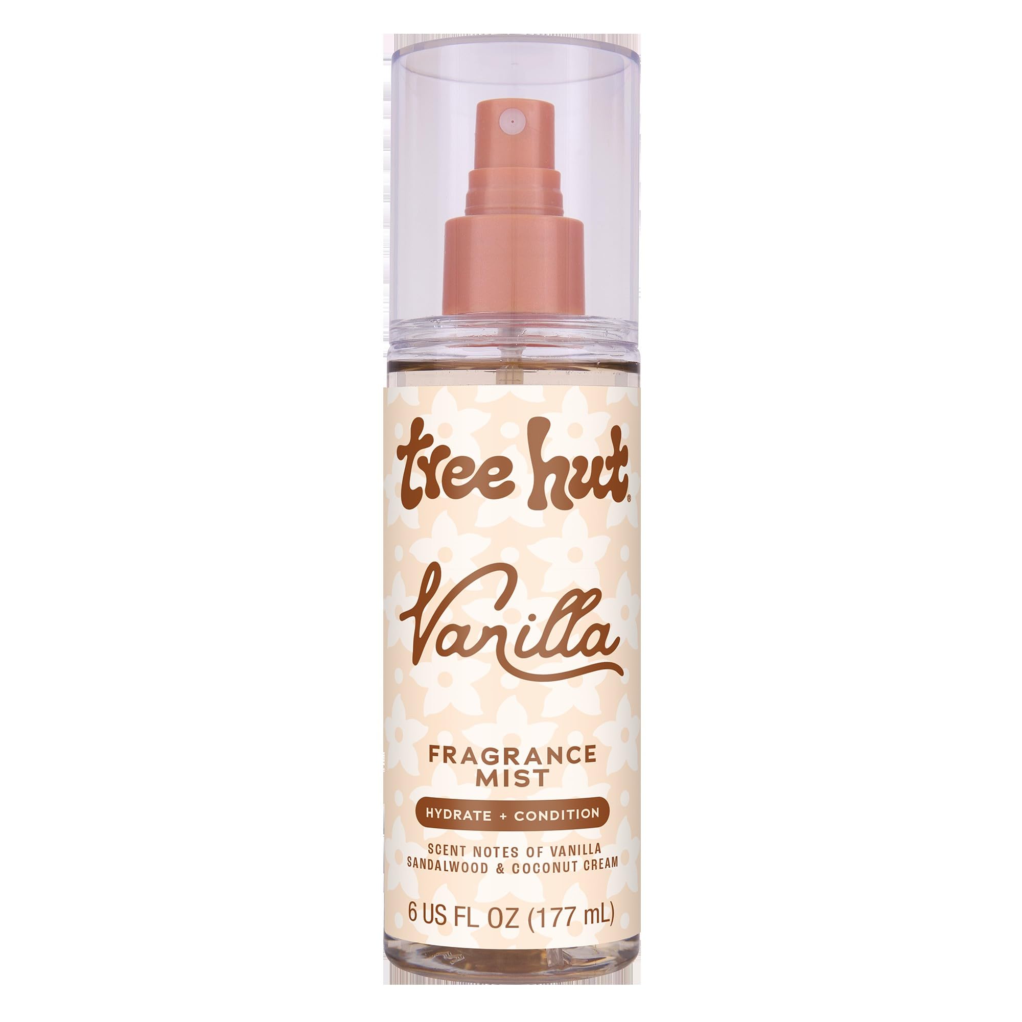 Tree Hut Vanilla Fragrance Mist, Refreshing Body Spray to Layer with Your Favorite Scents, Versatile, Hair & Body Mist, 6 fl oz