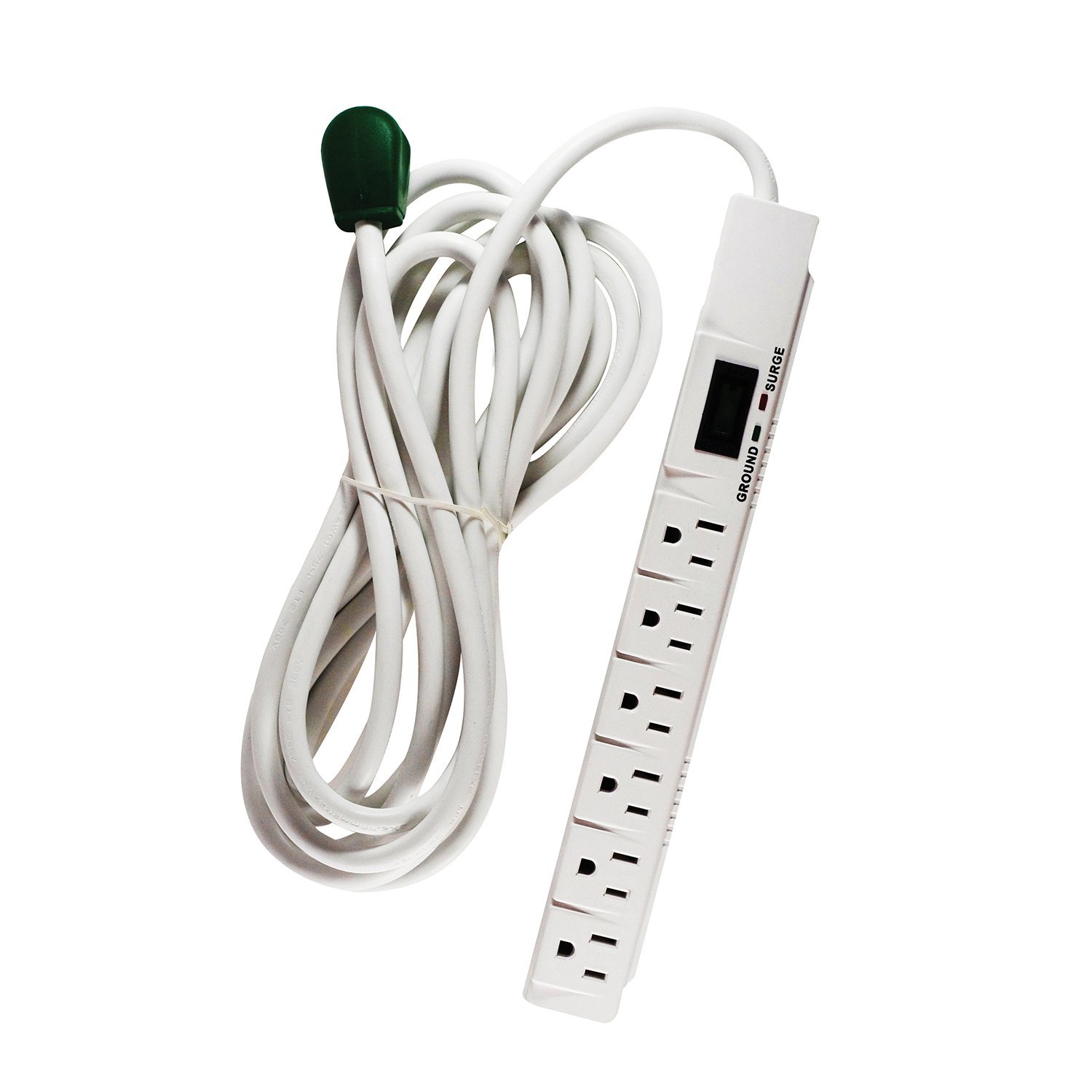 GoGreen Power GG-16315-15 6 Outlet Surge Protector with 15ft Cord