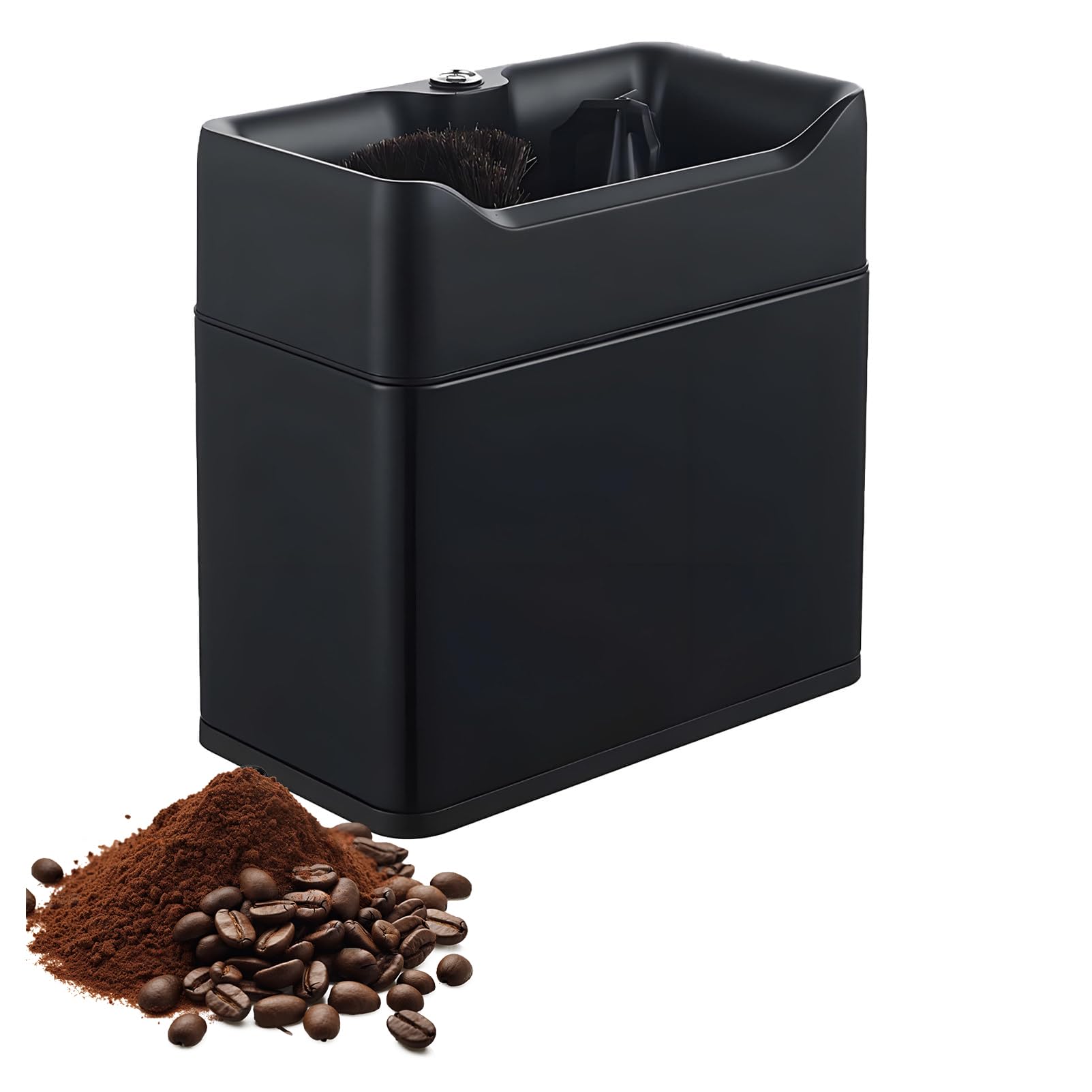 Elektryczny Czyścik Do Kolby Ekspresu, Automatyczna Maszyna Do Czyszczenia Fusów Po Kawie Espresso Ze Skrobakami I Szczotkami, Do Komercyjnych I Domowych Stacji Baristy 51 Mm I 58 Mm black