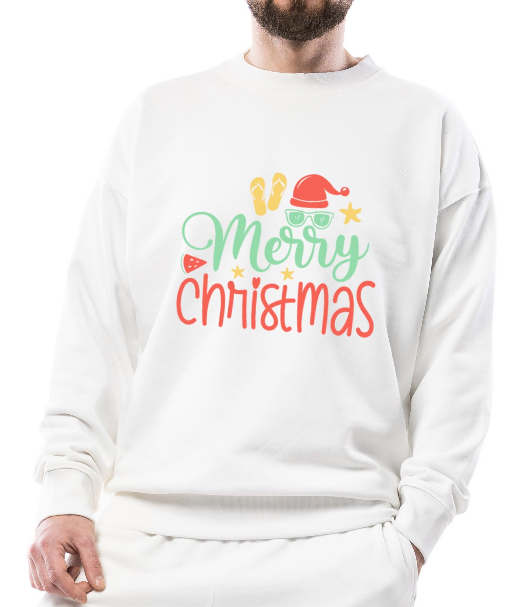 Merry Christmas Sweatshirt Festive Holiday Unisex Fun Christmas Shirt Unique Xmas Gift Cozy Winter Apparel-image-25
