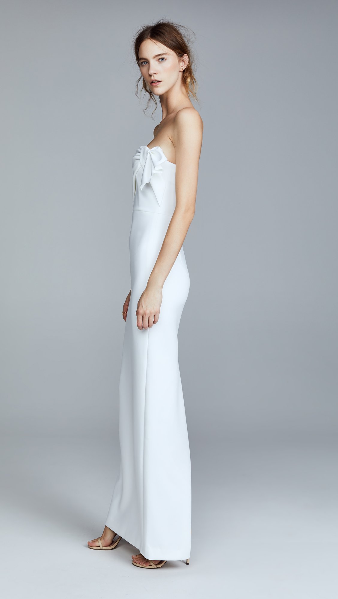 Black Halo Women's Divina Gown: 2 Whip Cream