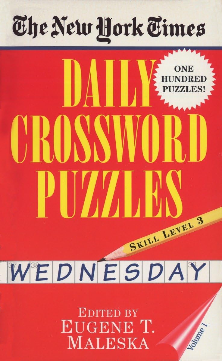 The New York Times Daily Crossword Puzzles: Wednesday : Level 3