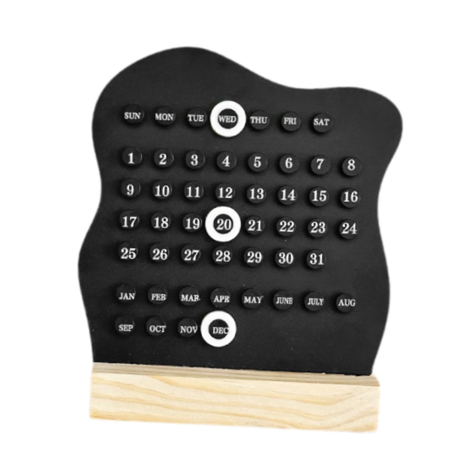 Desk Calendar Thoughtful Gift Planner Calendar for Living Room Kitchen Study Black|Home & Garden | Home D?©cor | Other Home D?©cor| Other Home D?©cor-image-13