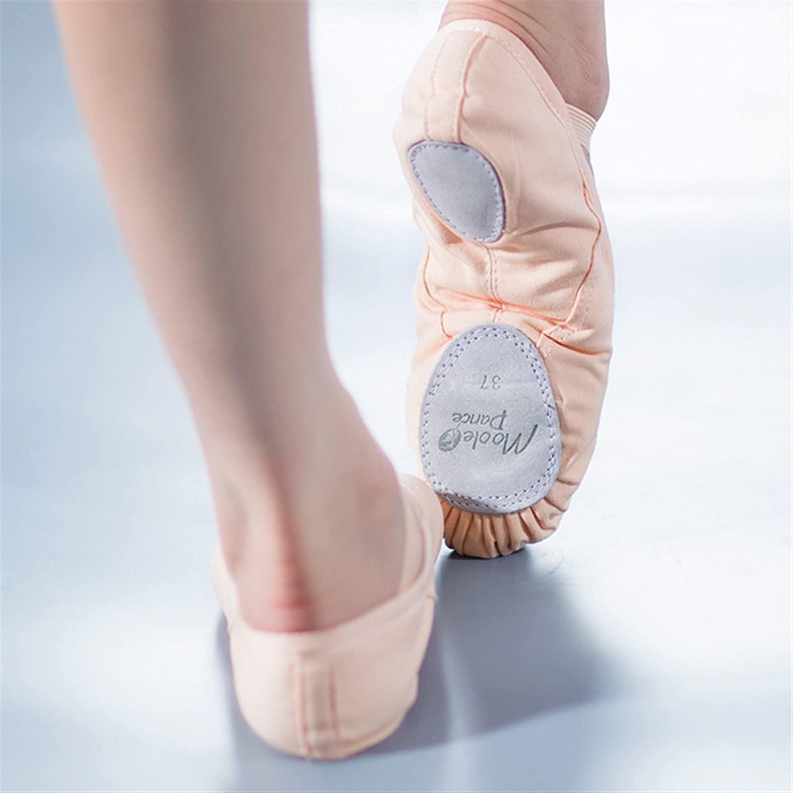 Scarpe da Ballo 2 Paia Scarpe da Ballo per Bambini Pantofole da Ballo Scarpe a Punta Balletto Esercizio Ragazze Ballerine morbide Suola Divisa Scarpe da Ballo in Tela di Base 156 (Rosa 41 EU)