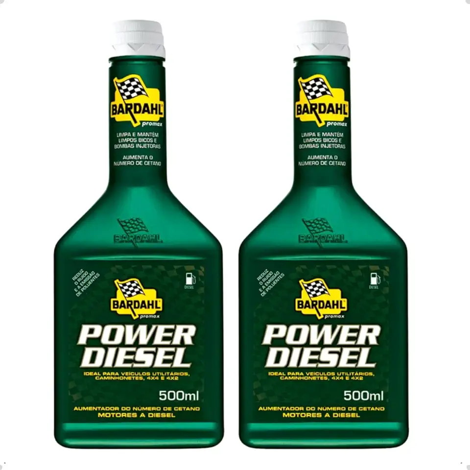 Kit 2 Aditivo Combustível Power Diesel Limpa Bico 500ml