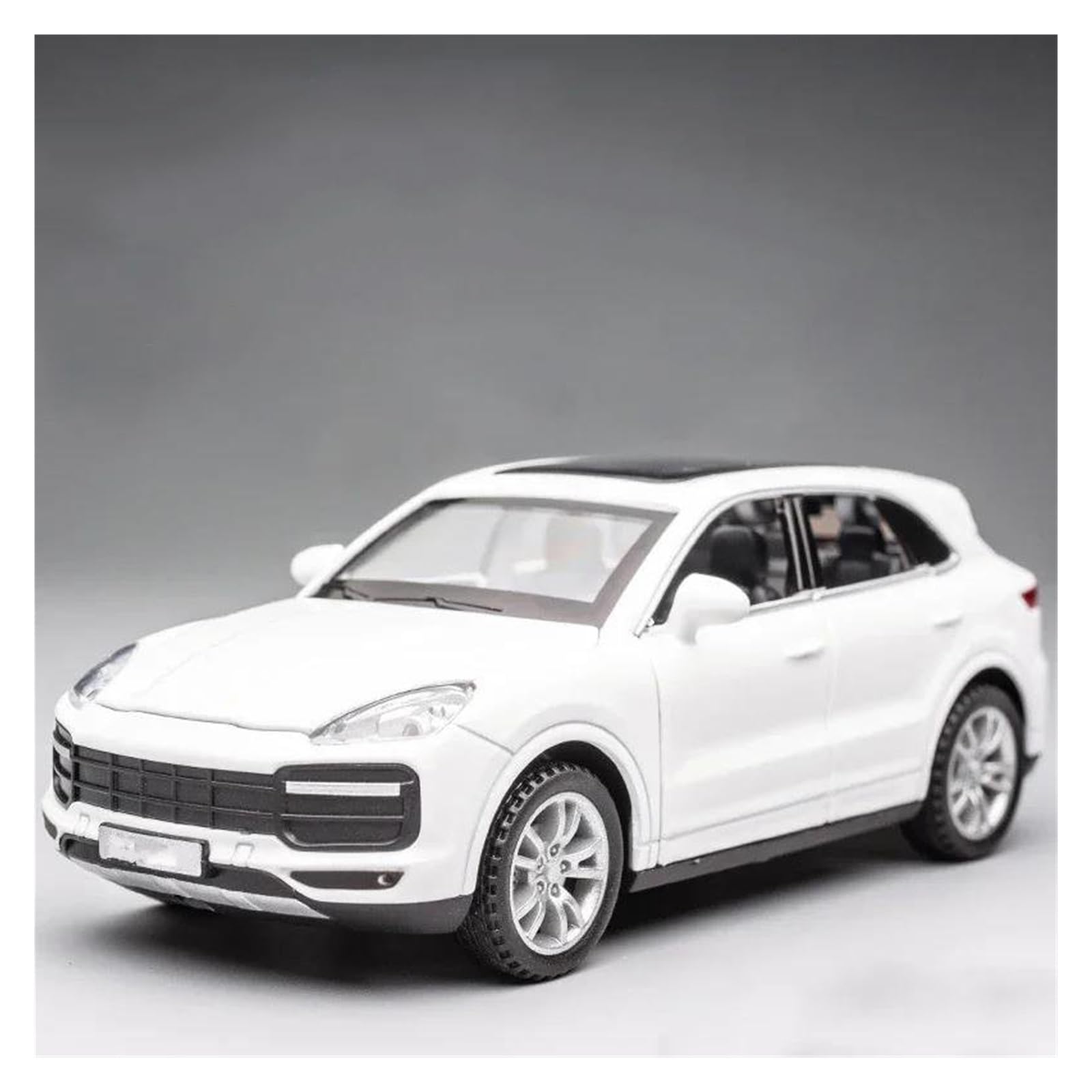 BANKOTO Diecast Car 1:32 For Cayenne Alloy Car Model Diecasts Metal Vehicles Collectible(White)