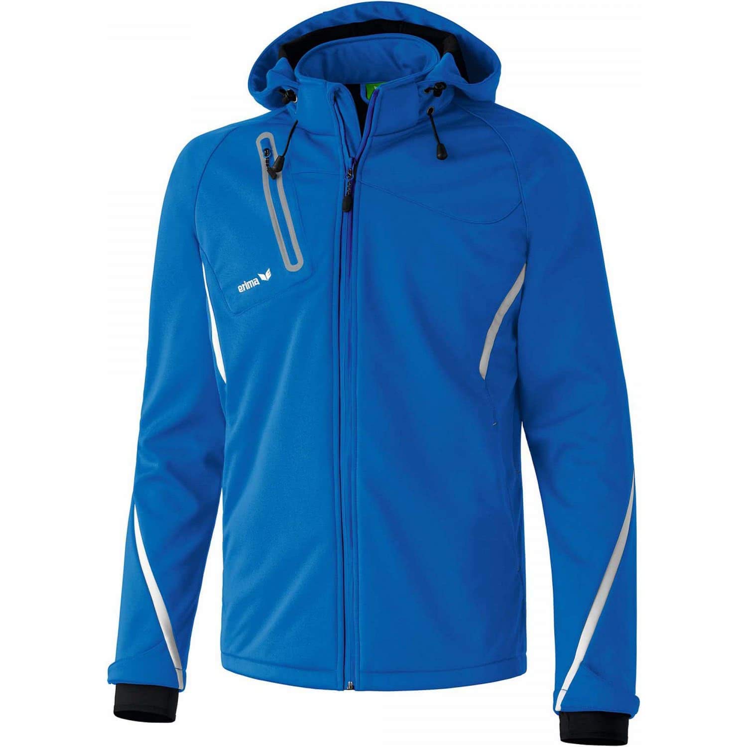 Erima Men's Outdoor Basics Softshell Function Jacket - New Royal/White, Large