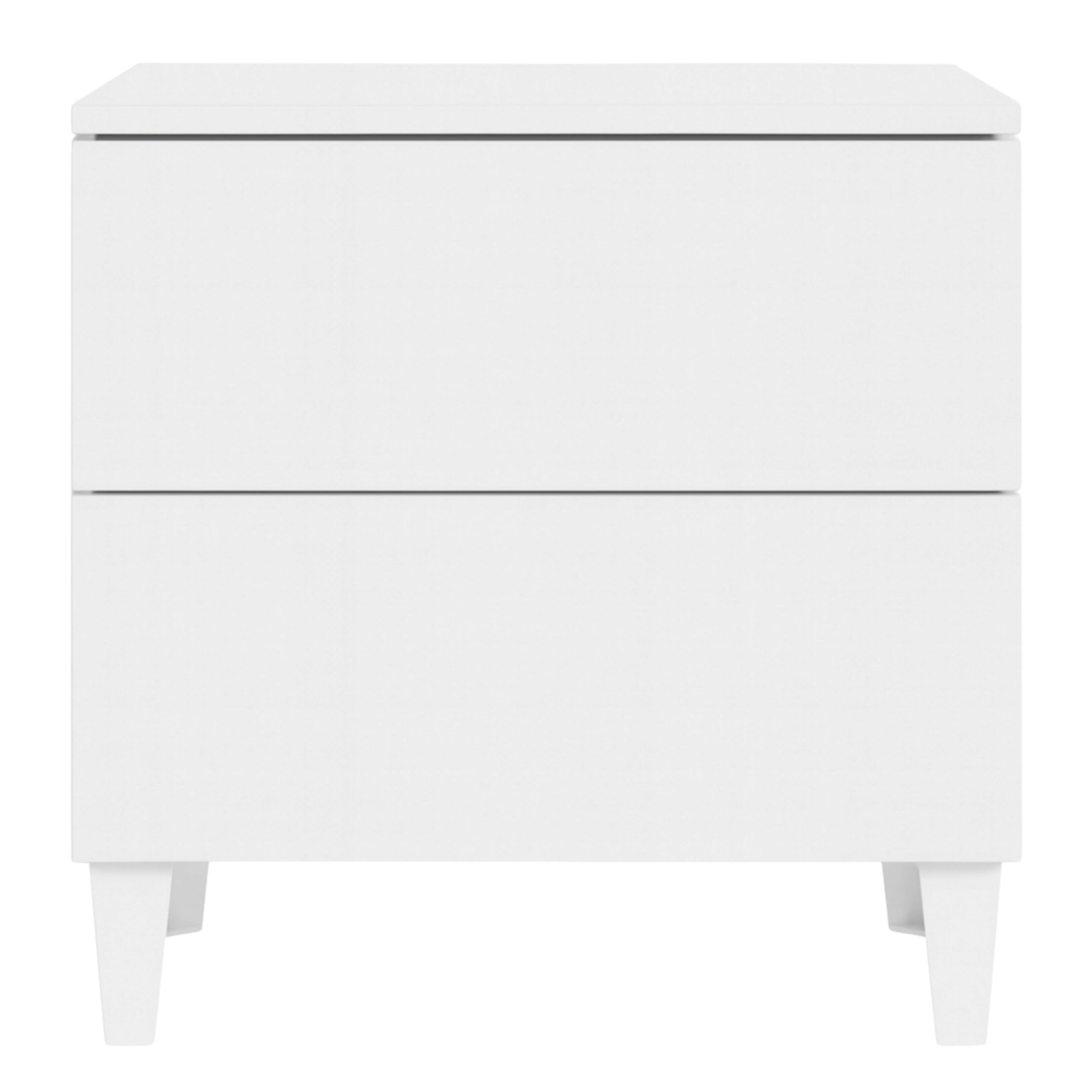 13Casa - Corinto A3 - Comodino. Dim: 50x34x49 h cm. Col: Bianco. Mat: Melamina.
