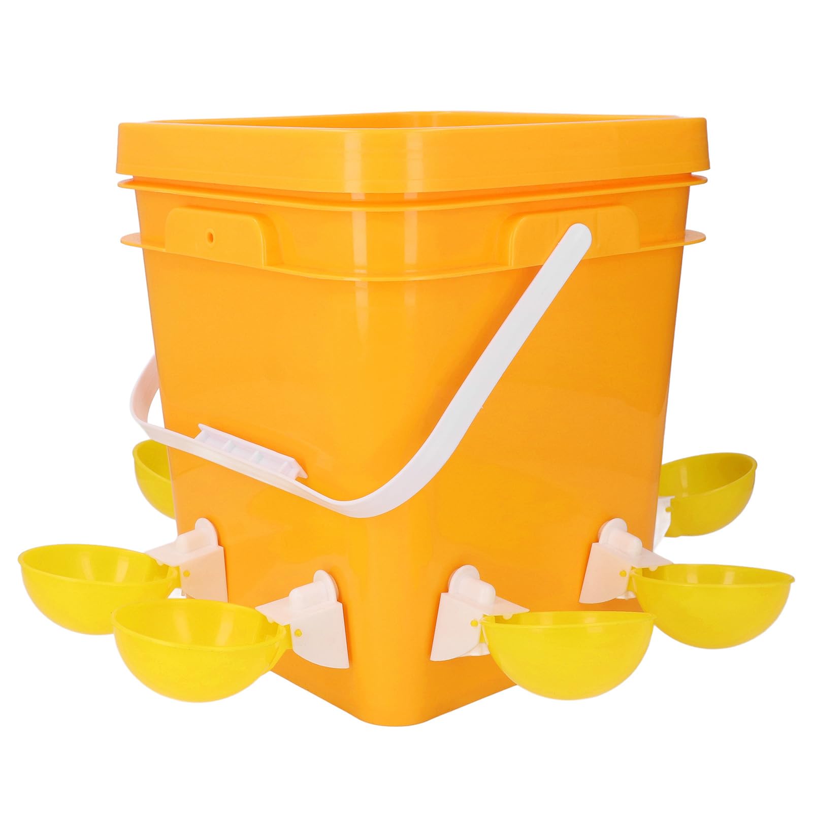 Rosvola Abbeveratoio Automatico per Polli, Grande Capacità (Yellow Water