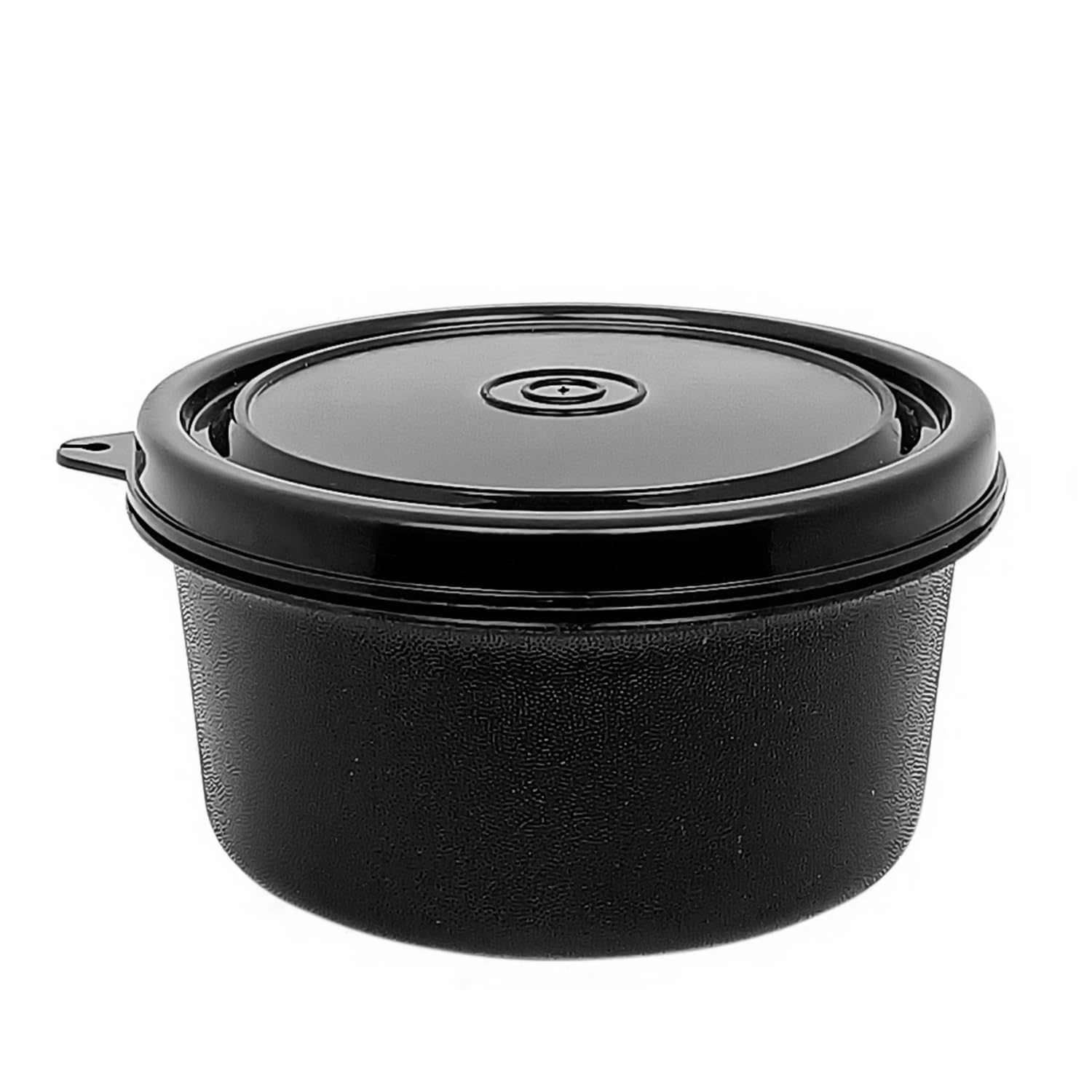 Zaib Executive Microwave Safe Steel Container with Lid Capacity: 400 ML (Pack of 1, Black)