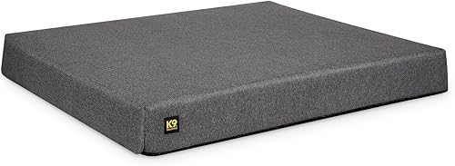 Miniatura 15 de K9 Ballistics TUFF cama para perros de espuma con memoria ortopédica con forro impermeable y tela balística antidesgarros, Negro azul